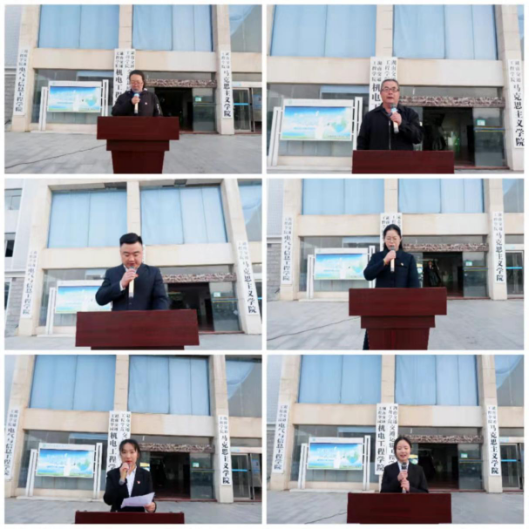 “奋进百年路,启航新征程”——经济管理学院举办升旗仪式暨党总支开展学习贯彻党的十九届六中全会精神主题党日活动